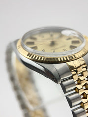 1983 Rolex Datejust Oyster Perp 36mm TT Steel Gold Automatic Jubilee Watch 16013