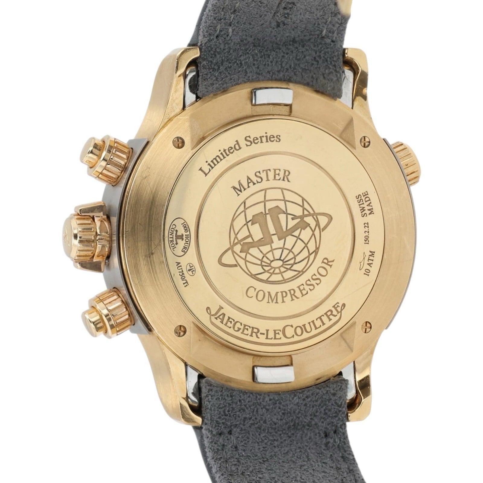 Jaeger LeCoultre Master Compressor Extreme Gray Dial 18k Rose Gold 46mm 150.2.22