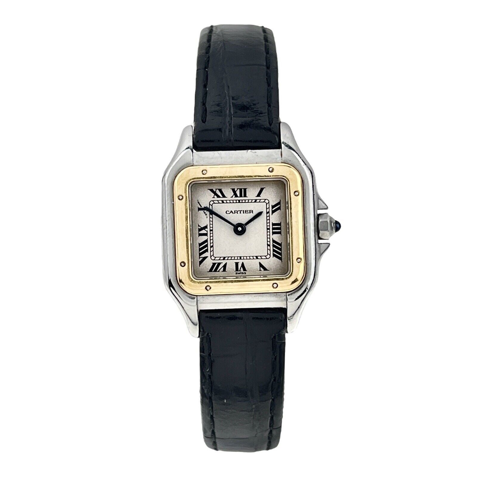 Cartier Panthere 22 mm Small Model Steel and 18K Yellow Gold Quartz Watch 1120