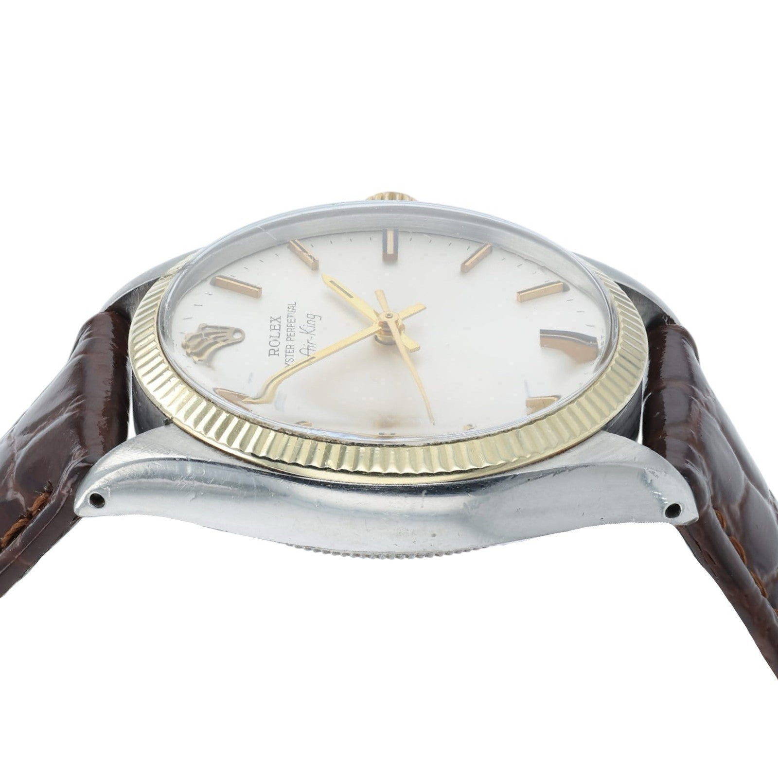 Rolex Air-King Silver Dial Stainless Steel 34mm Automatic Men’s Watch 5501