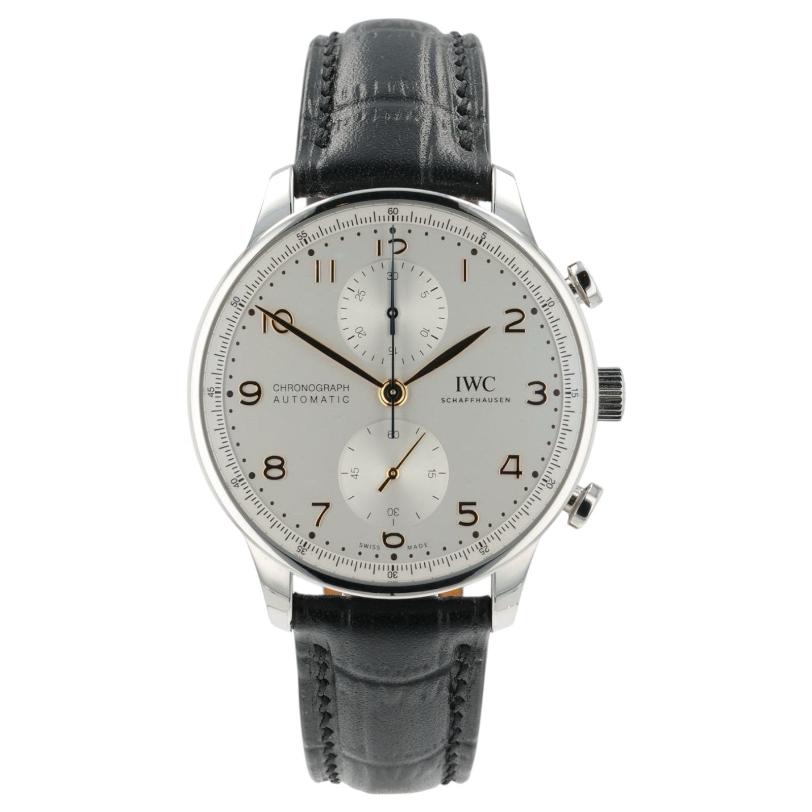 IWC Portugiesser Silver Dial Stainless Steel 41mm Automatic Mens Watch IW371604