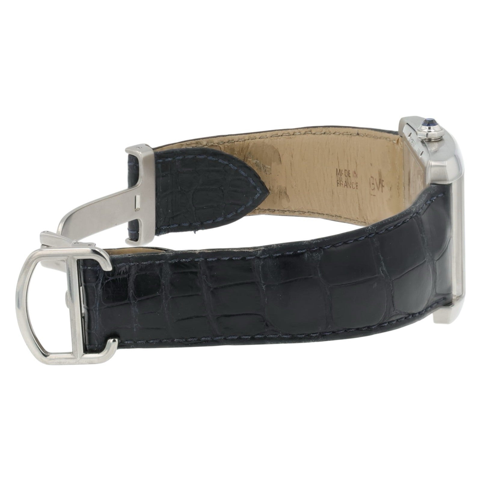 Cartier Tank MC Blue Dial Stainless Steel 44x34mm Automatic Men’s Watch WSTA0010