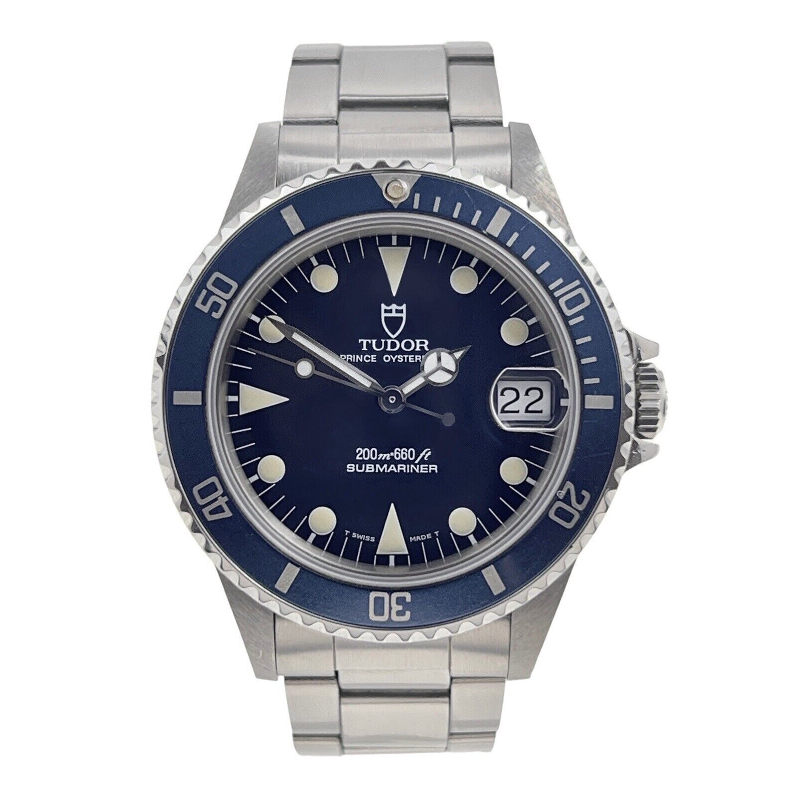 Tudor Submariner 75090 Blue Dial Automatic Men's Watch 36mm Watch Only