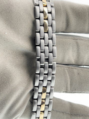 Cartier Panthere Vendome Gold & Steel Silver Dial 23.5mm Quartz Womens 1057920