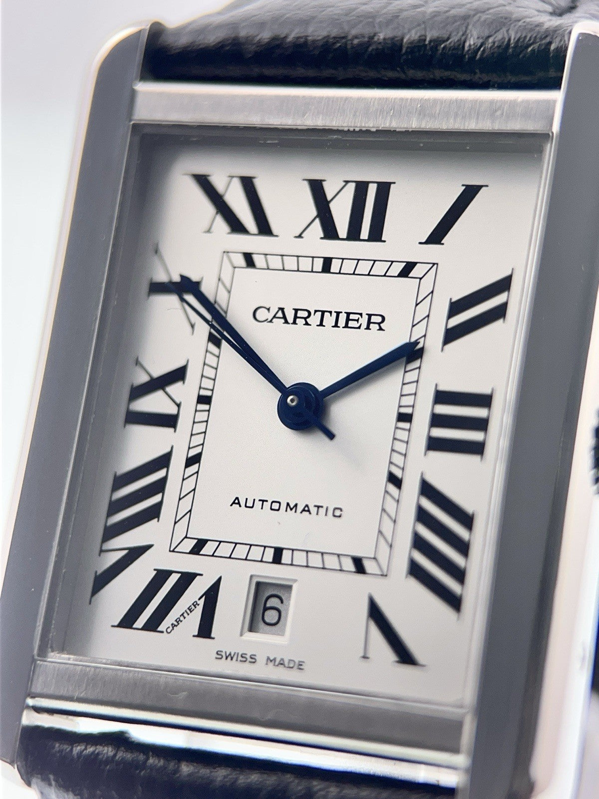 Cartier Tank Solo Steel Silver Dial 31mm Automatic Men's Watch W5200027