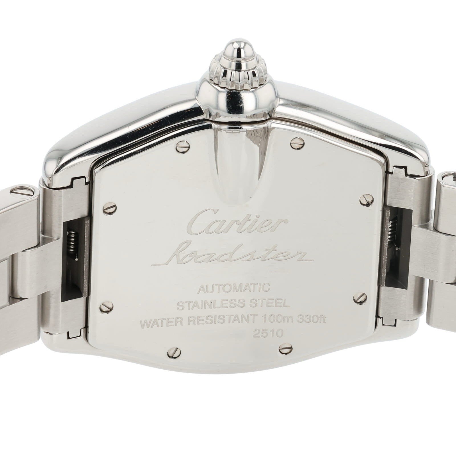 Cartier Roadster Black Dial Men's Stainless Steel Automatic Men's Watch 2510