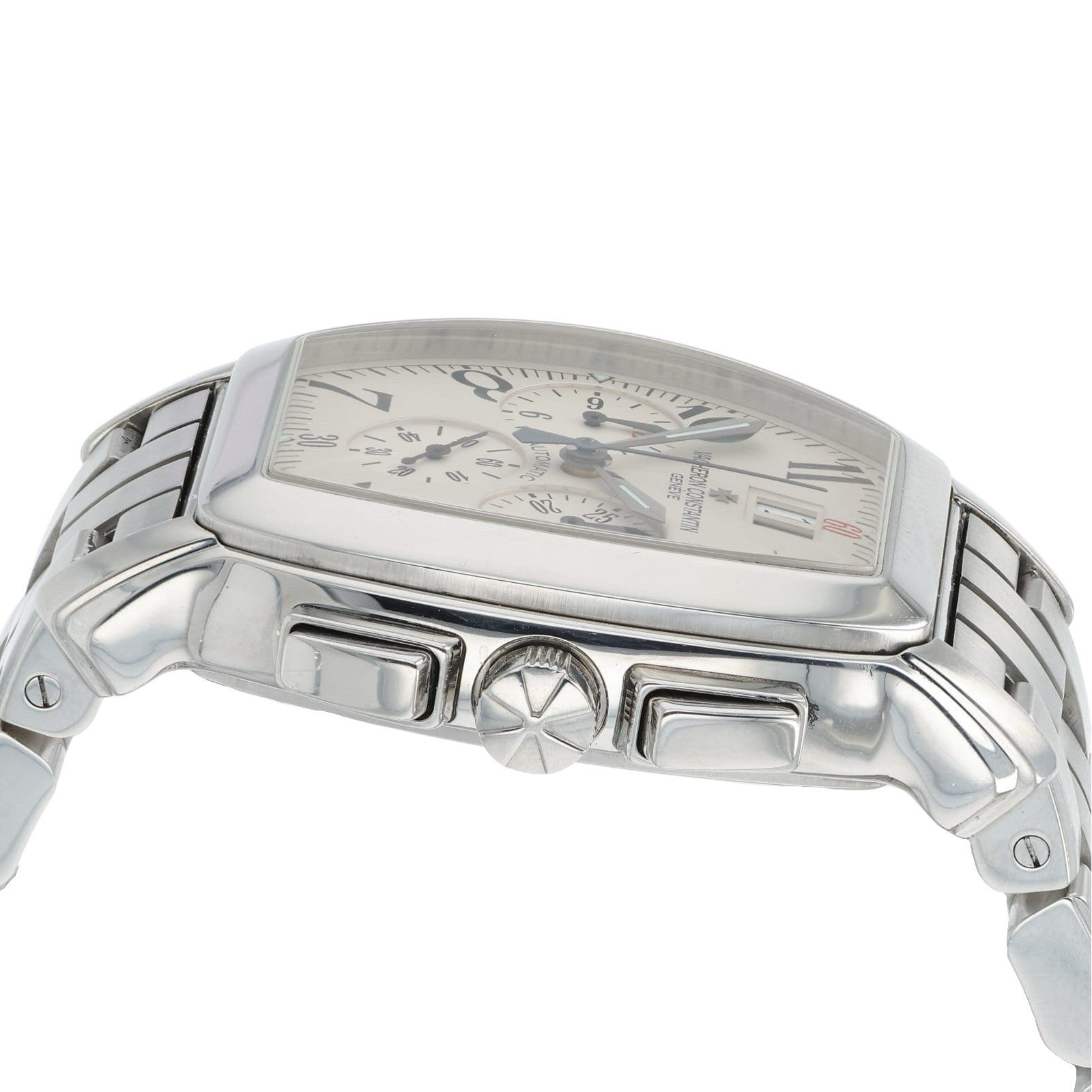Vacheron Royal Eagle Stainless Steel Silver Dial 35mm Automatic Mens Watch 49145