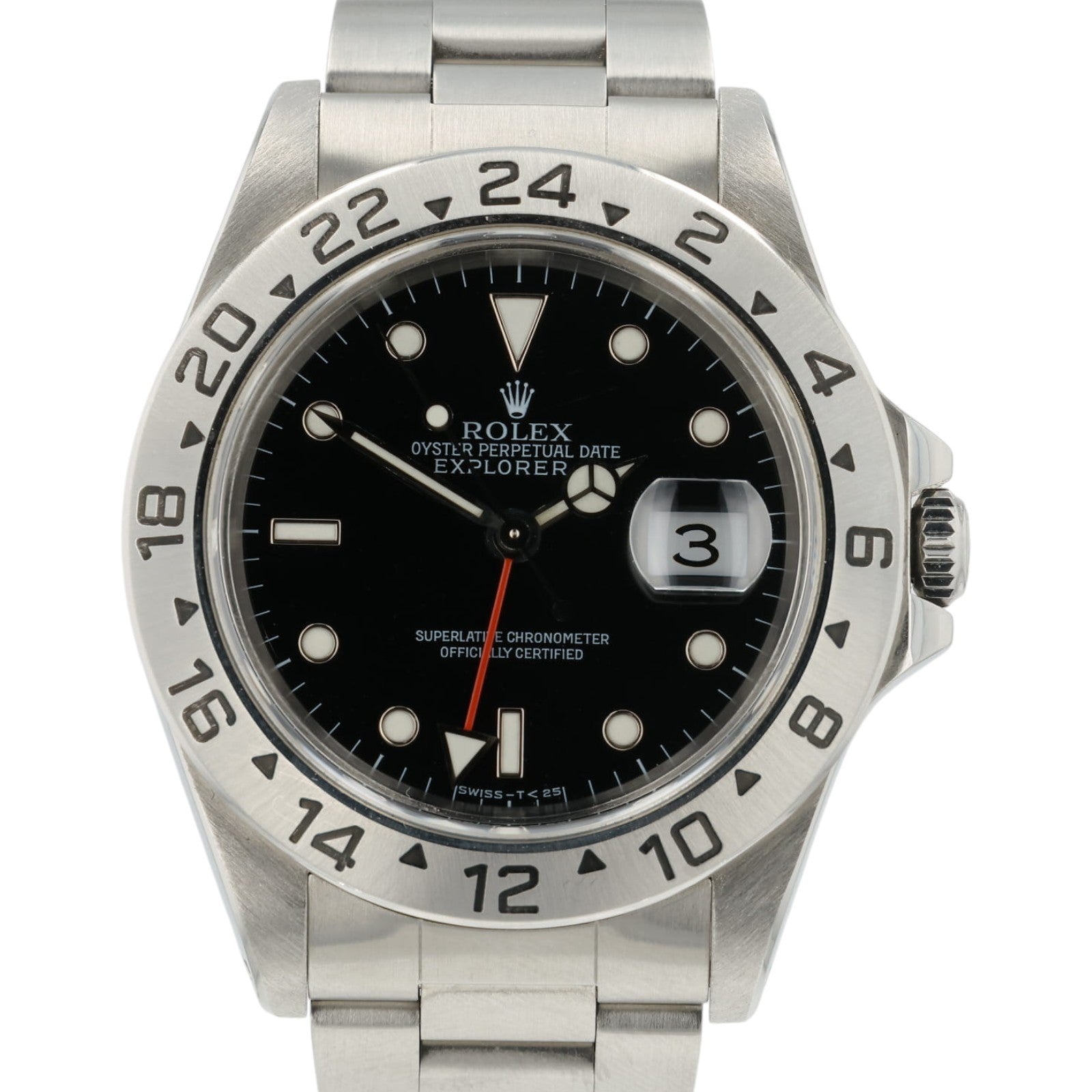 Rolex Explorer II Black Dial Stainless Steel 40mm Automatic Mens Watch 16570
