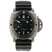 Panerai Submersible Black Dial Titanium 47mm Automatic Men’s Watch PAM01305