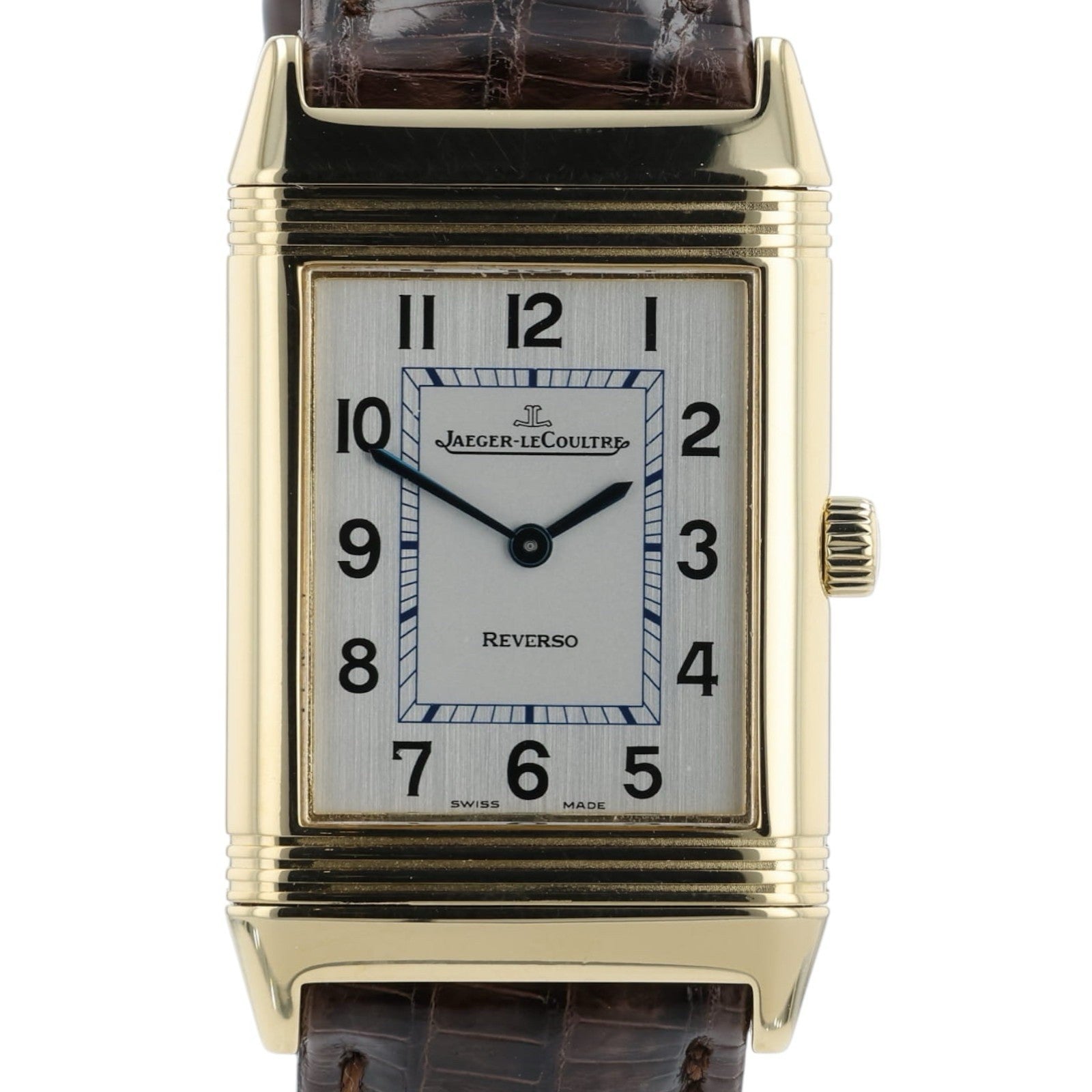 Jaeger LeCoultre Silver Dial 18k Yellow Gold 39x23mm Manual Wind Men’s Q2501410