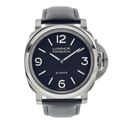 Panerai Luminor Base 8 Days Steel Black Dial 44mm Manual Wind Men’s PAM00560