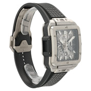 Hublot Square Bang Skeleton Dial Titanium 42mm Automatic Mens 821.NX.0170.RX