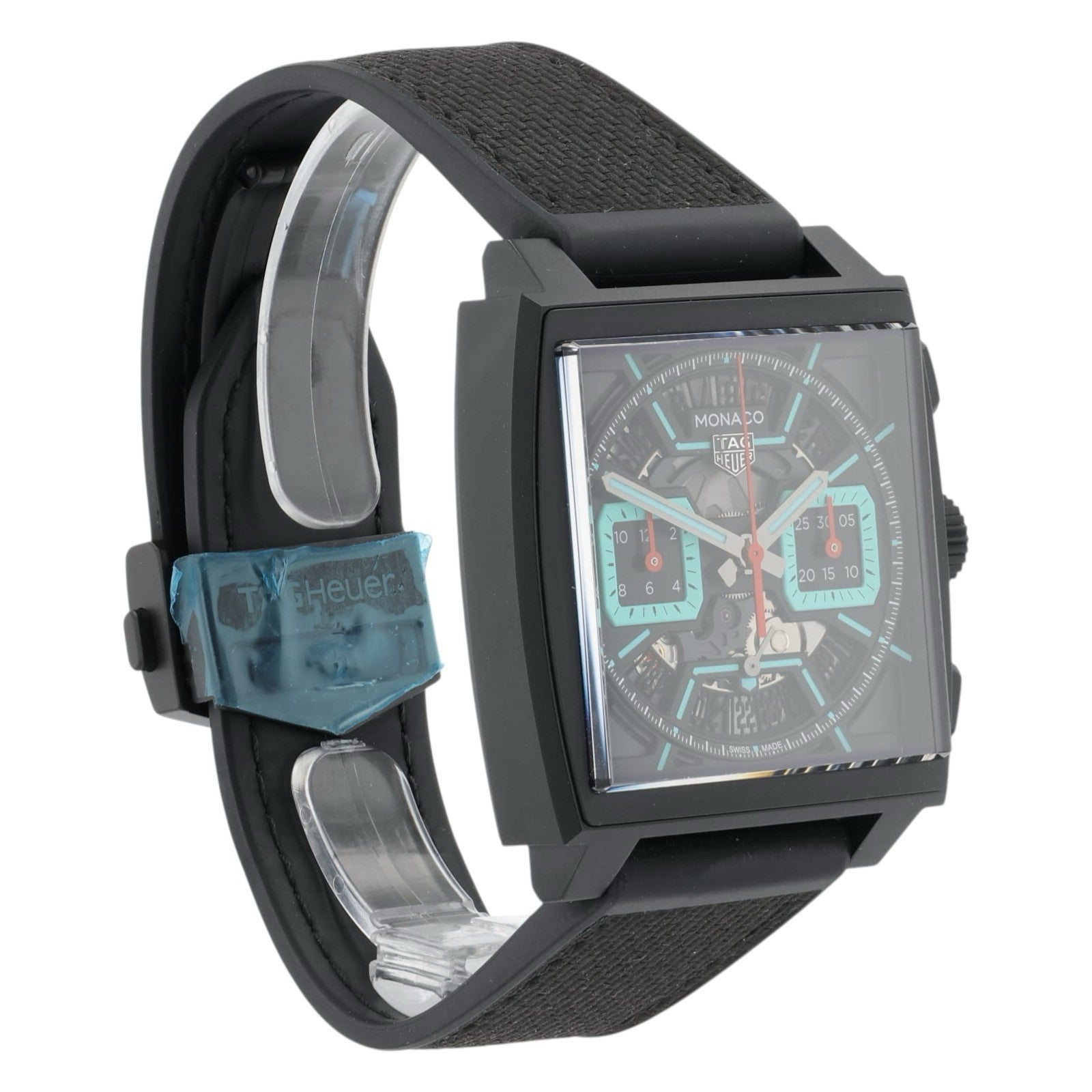 NEW Tag Heuer Monaco Black Dial Titanium 39mm Automatic Men’s Watch CBL2184
