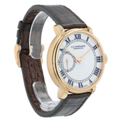 Chopard L.U.C White Dial 18k Rose Gold 44mm Manual Wind Men’s Watch 161963