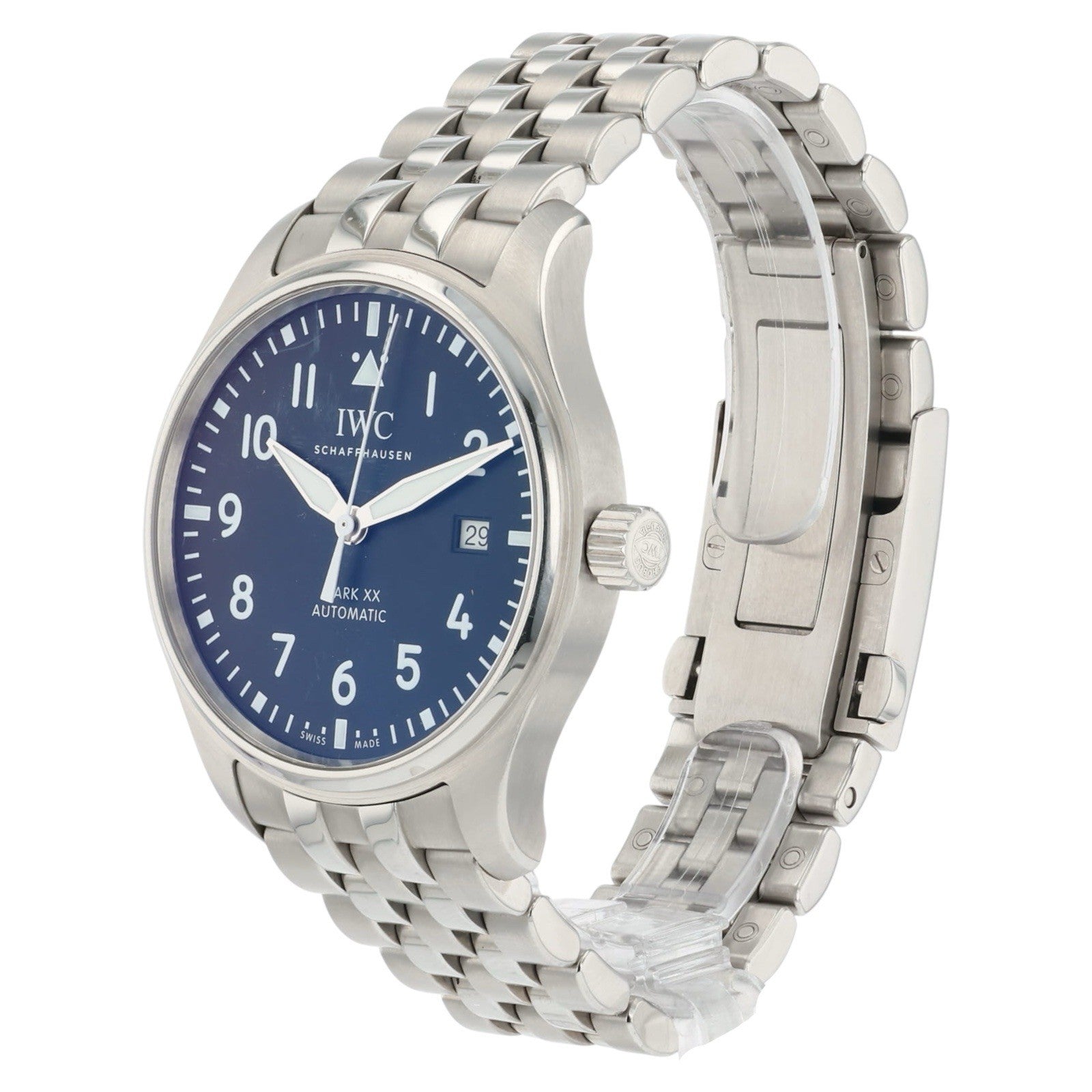 IWC Pilot Mark XX Stainless Steel Black Dial 40mm Automatic Men's Watch IW328202