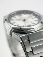 IWC Ingenieur Dual Time Steel Silver Dial 43mm Automatic Mens Watch IW324404