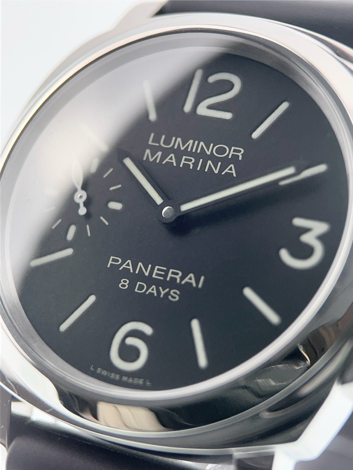 Panerai Luminor Stainless Steel Black Dial 44mm Manual Wind Men's Watch PAM00510