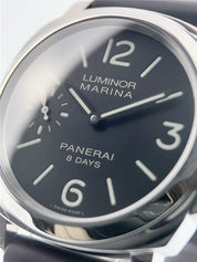 Panerai Luminor Stainless Steel Black Dial 44mm Manual Wind Men's Watch PAM00510