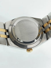 Rolex Oysterquartz Datejust Gold & Steel Silver Dial 36mm Quartz Men Watch 17013