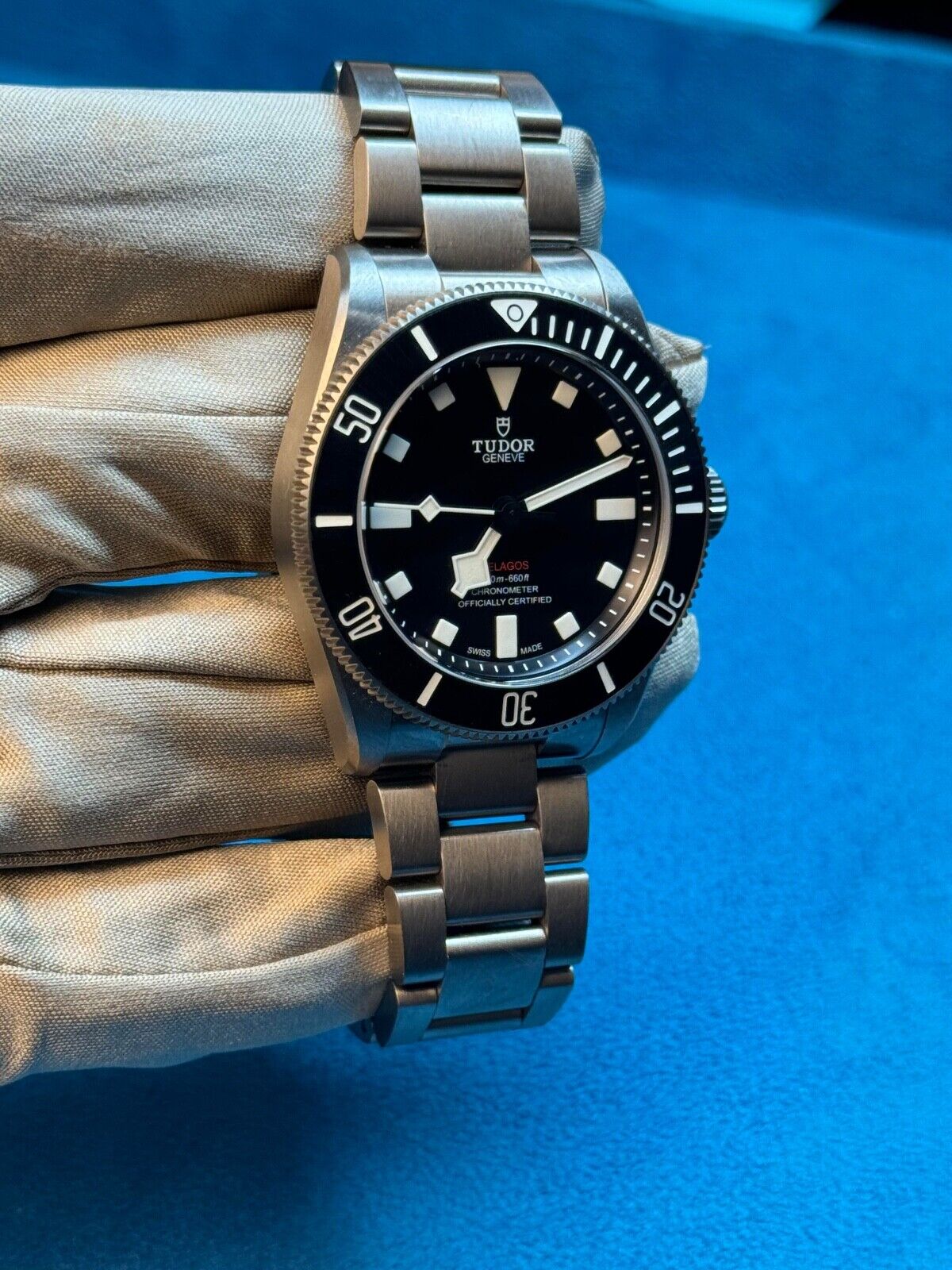 Tudor Pelagos 39mm Titanium Automatic Black Dial Men's Watch 25407N