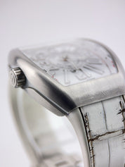 Franck Muller Vanguard Steel White Dial 45mm Automatic Mens Watch V45SCDT