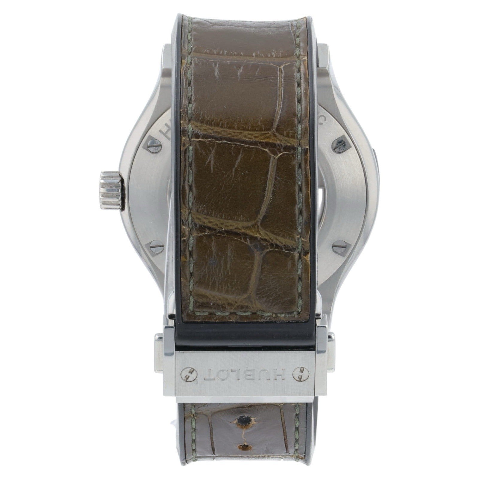 Hublot Classic Fusion Titanium Green Dial 42mm Automatic Mens 542.NX.8970.LR