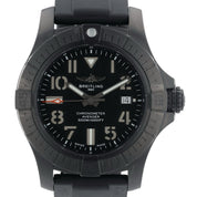 Breitling Avenger Black Dial Titanium 45mm Automatic Movement Mens Watch V17319