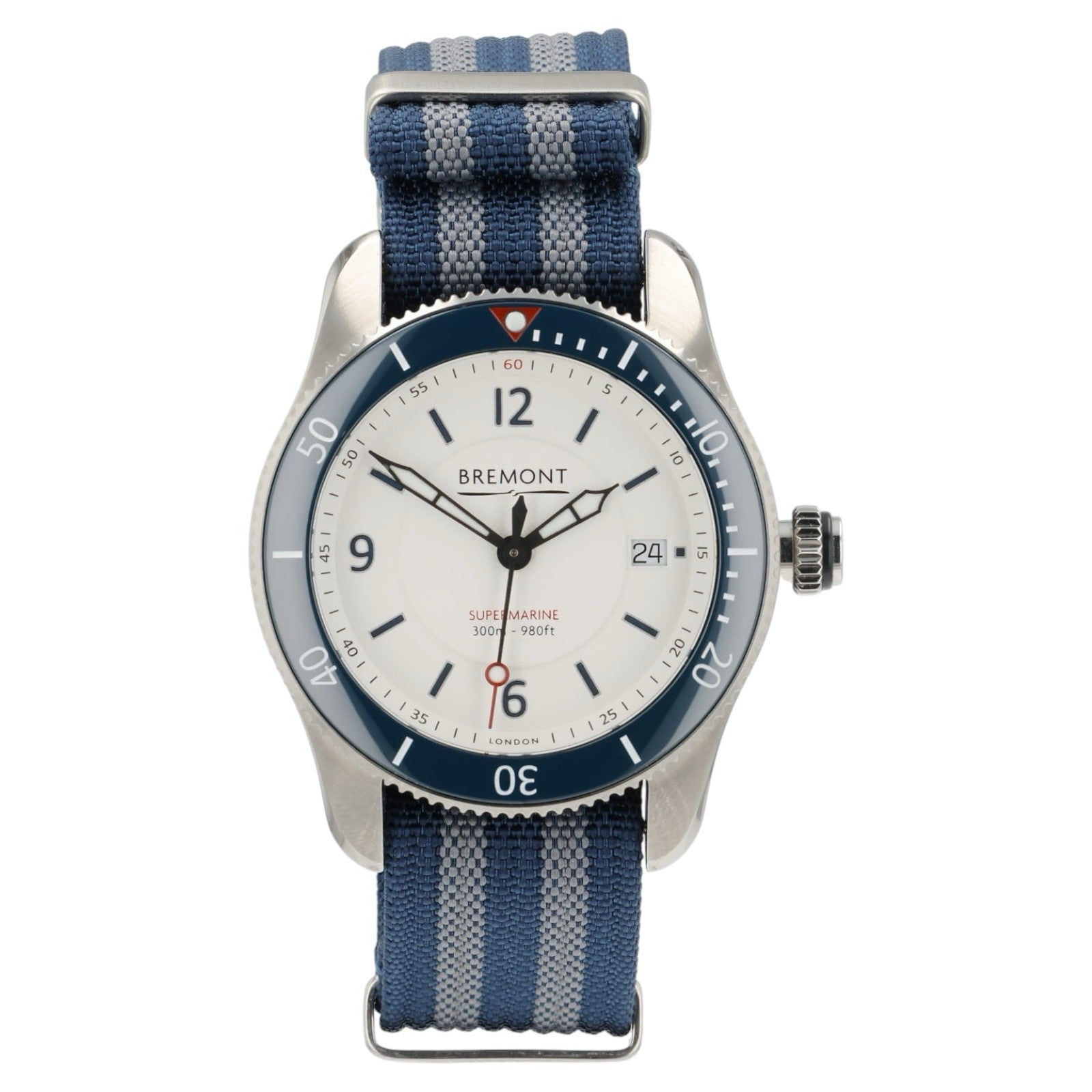 Bremont Supermarine White Dial Stainless Steel 40mm Automatic Men’s Watch S300
