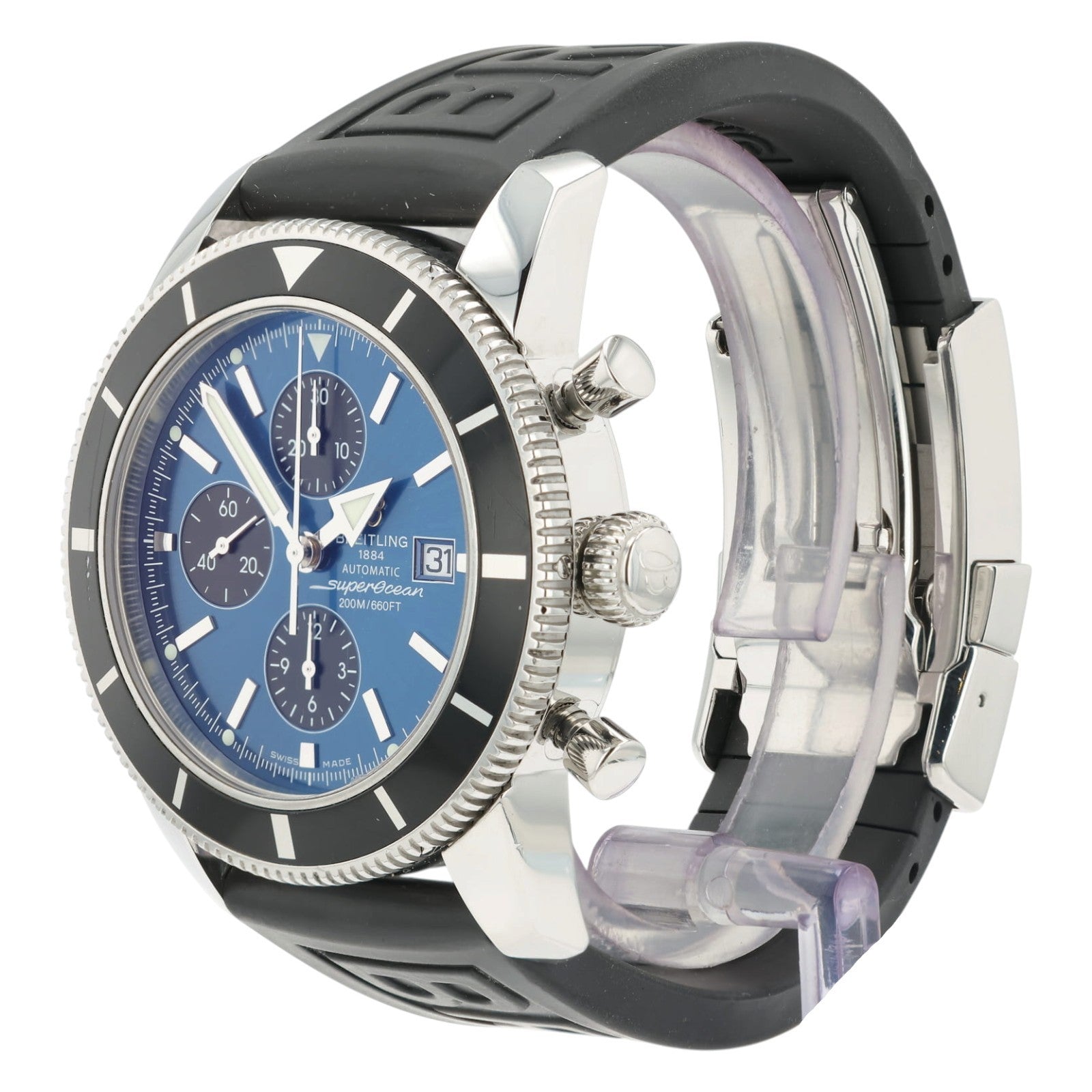 Breitling Superocean Heritage Blue Dial Steel 46mm Automatic Mens Watch A13320