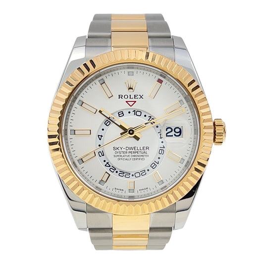 Rolex Sky-Dweller Stainless Steel & Gold 42mm Automatic Mens Watch 326933 - B/P