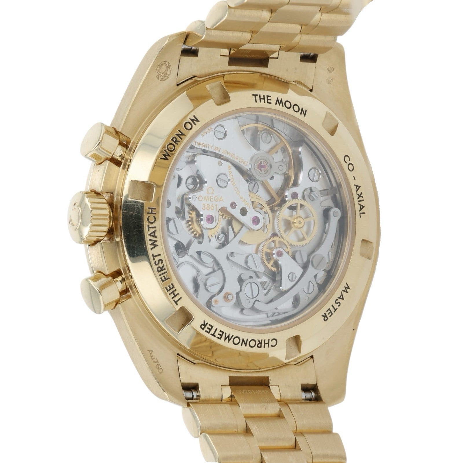 Omega Speedmaster Green Dial 18k Yellow Gold 42mm Manual 310.60.42.50.10.001