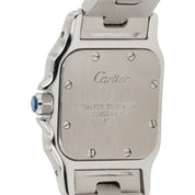 Cartier Santos White Dial Stainless Steel 24mm Quartz Women’s Watch W20056D6