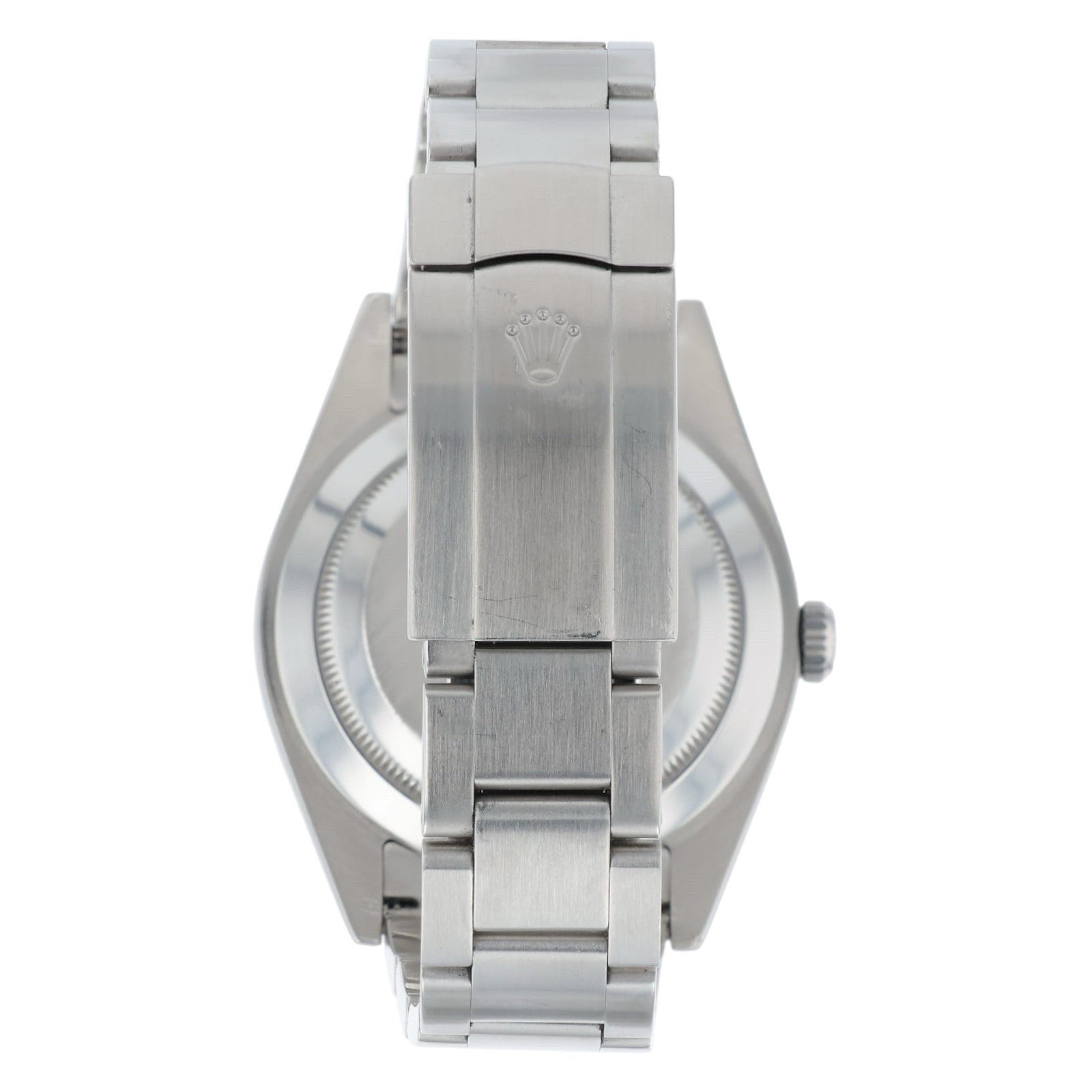 Rolex Oyster Perpetual Red Dial Stainless Steel 39mm Automatic Mens Watch 114300