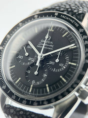 Omega Speedmaster Stainless Steel Black Dial 42mm Manual Wind Watch 145.022-71