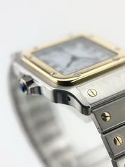Cartier Santos Gold & Steel Silver Dial 29mm Automatic Men’s Watch 2961