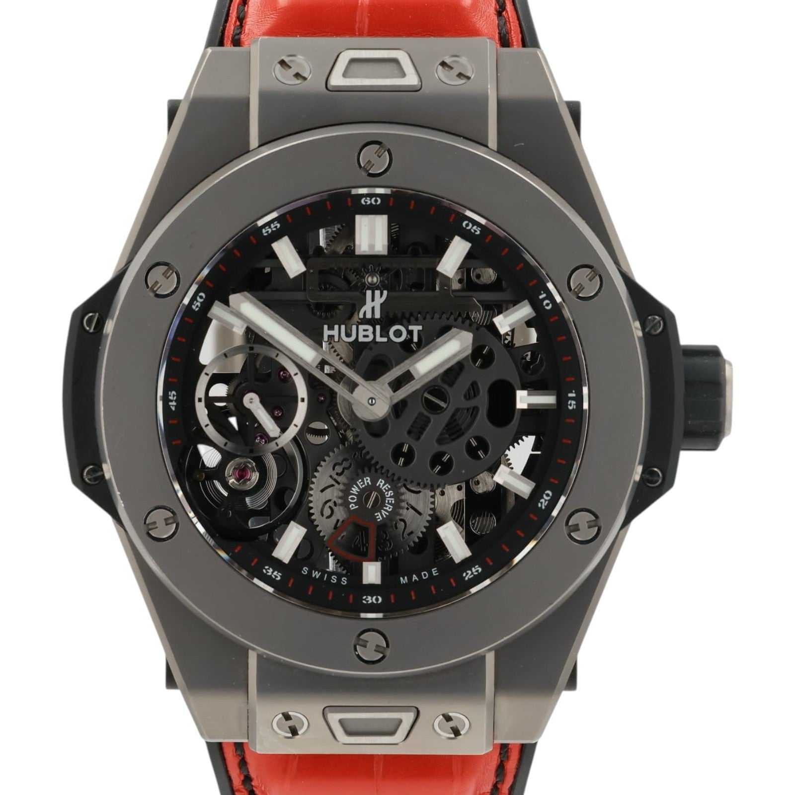 Hublot Big Bang Meca-10 Skeleton Dial Titanium 45mm Manual Wind 414.NI.1123.RX