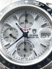 TUDOR Tiger Prince Date 79260 Chronograph Automatic Men's Watch White Dial