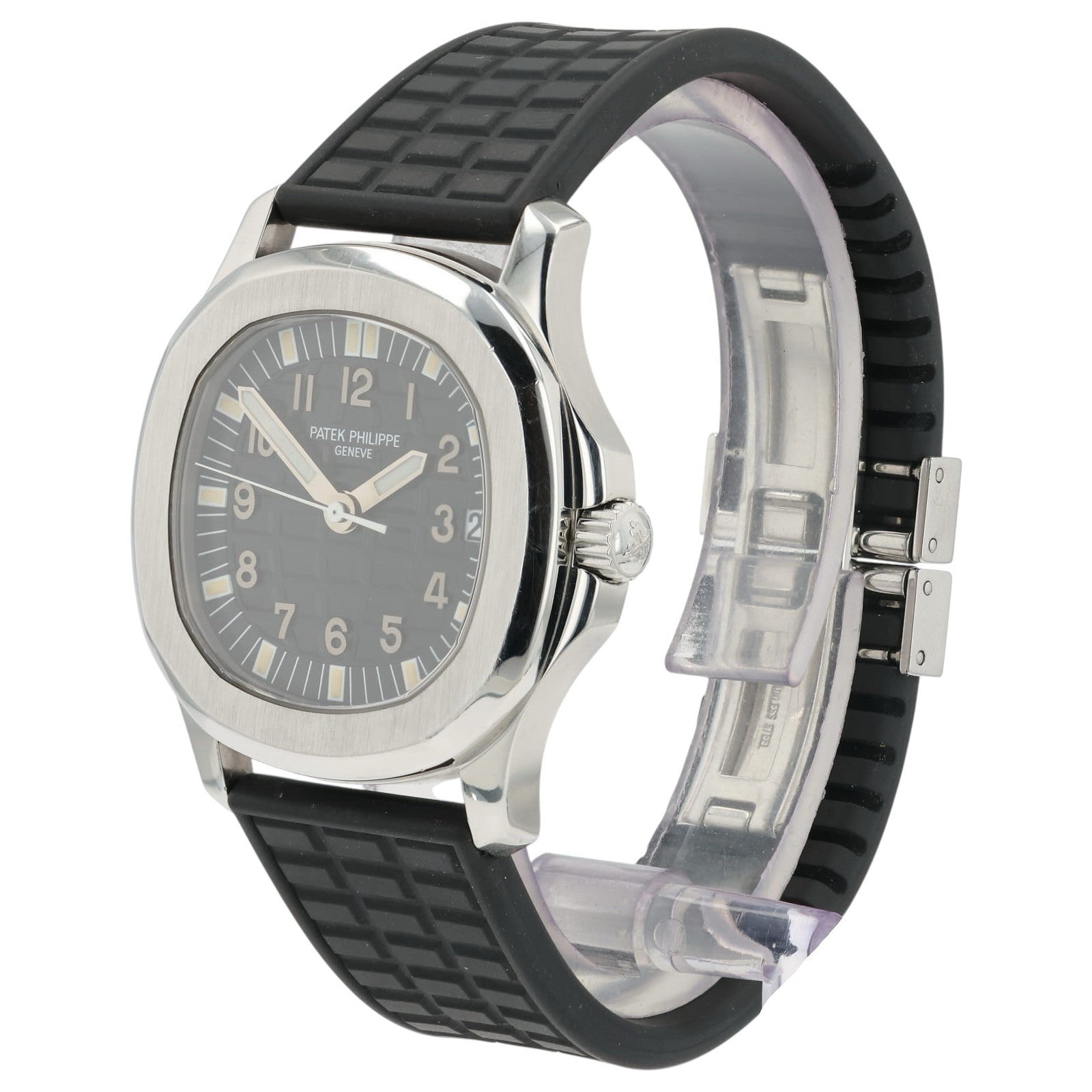 Patek Philippe Aquanaut Black Dial Stainless Steel 36mm Auto Men’s Watch 5066A