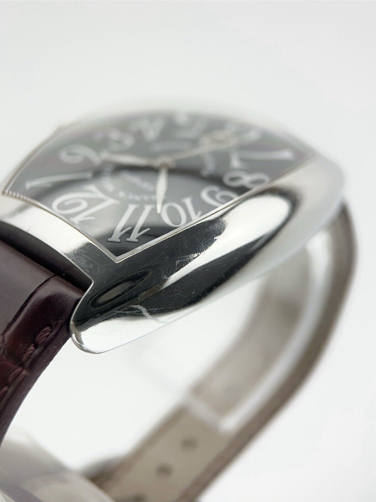 Franck Muller Cintree Curvex Steel Black Dial. 36mm Automatic Men’s 7880 SCDT