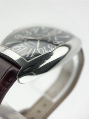 Franck Muller Cintree Curvex Steel Black Dial. 36mm Automatic Men’s 7880 SCDT
