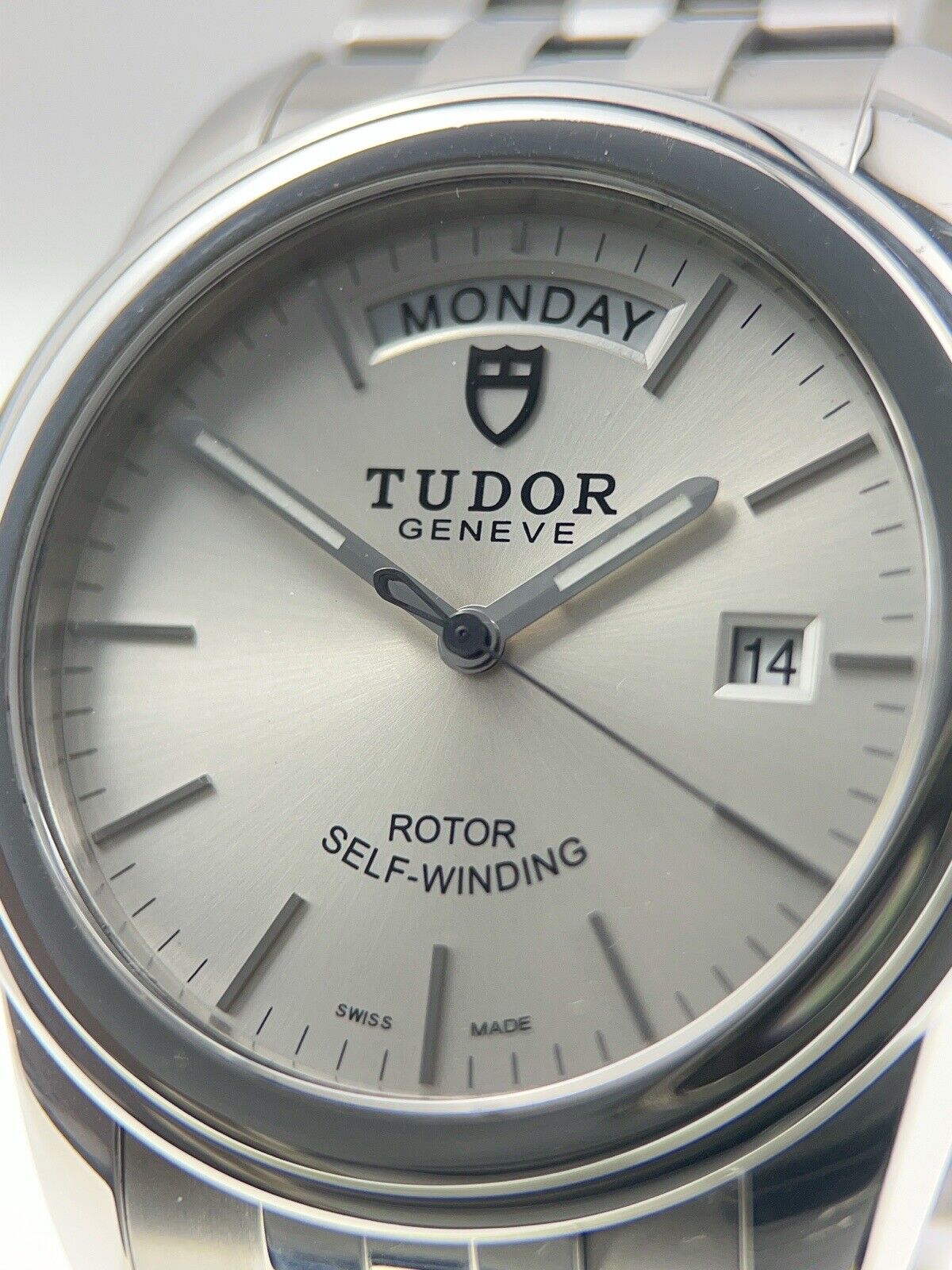 Tudor Glamour Date Day Steel 39mm Automatic Men’s Watch 56000 - Box/Papers