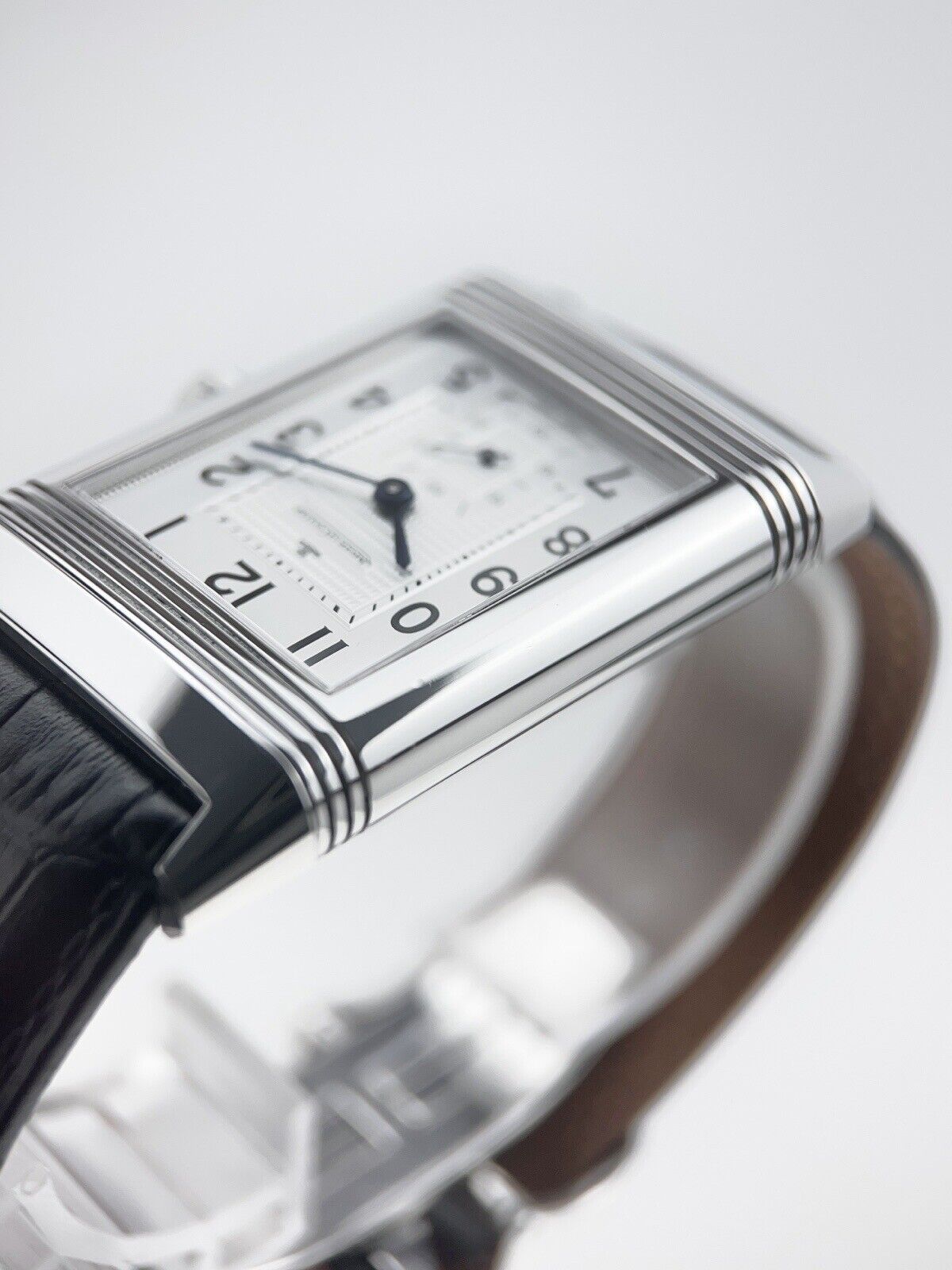 Jaeger-LeCoultre Reverso Silver Unisex Adult Watch Ref 273.8.04 30 x 48mm B&P