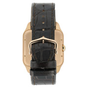 Cartier Santos Dumont Grey Dial 18k Rose Gold 35mm Manual Wind Men’s Watch 2650