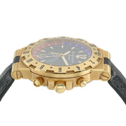 Bvlgari Diagono Scuba Black Dial 18k Yellow Gold 40mm Automatic Men’s GMT 40 G