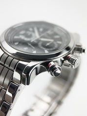 Jaeger-LeCoultre Stainless Steel Black Dial 41.5mm Automatic Mens Watch Q1758170