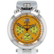 NEW 2025 Bovet Sportster Steel Orange Dial 46mm Automatic Men’s Watch SP0482