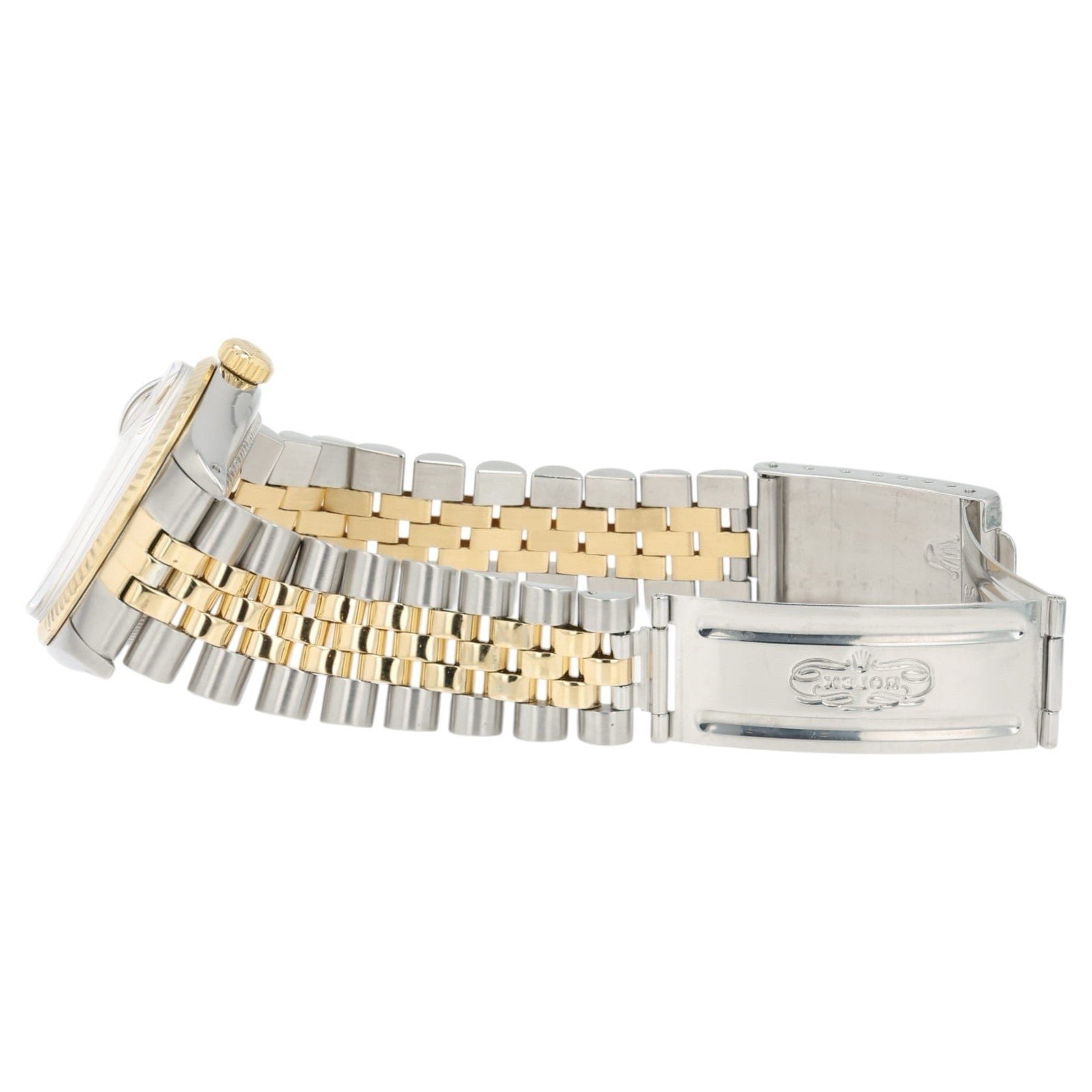 Rolex Two-Tone Datejust Silver Dial Gold & Steel 36mm Automatic Mens 16013