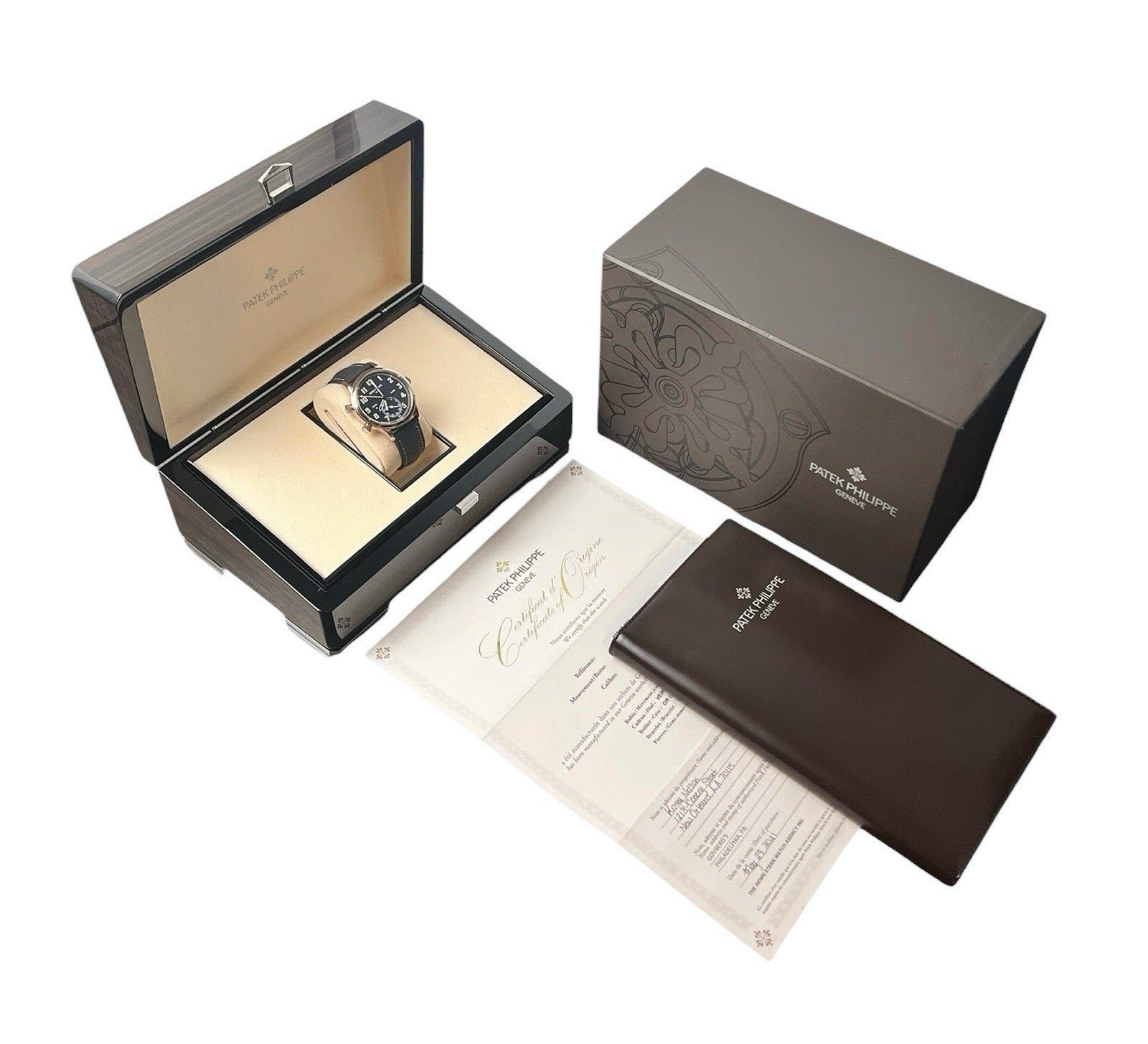Patek Philippe Calatrava Blue Dial 18k White Gold 42mm Automatic Men’s 5524G-001