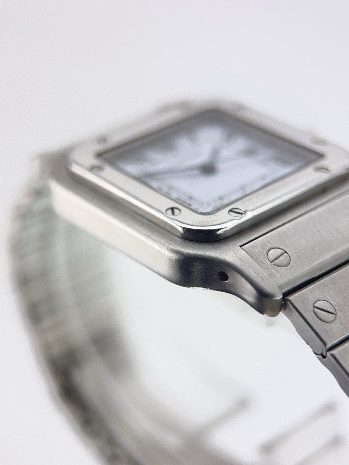 Cartier Santos Galbee Stainless Steel Silver Dial 29mm Automatic Unisex 9172960