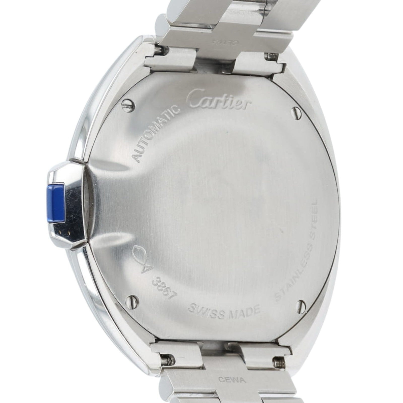 Cartier Cle de Cartier Silver Dial Steel 31mm Automatic Womens Watch WSCL0005
